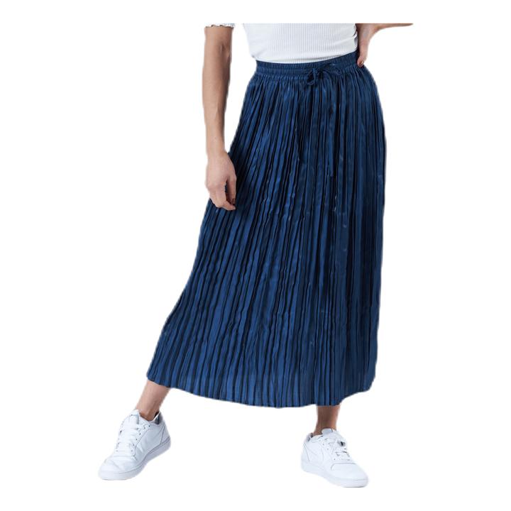 Liva Plisse Skirt Blue