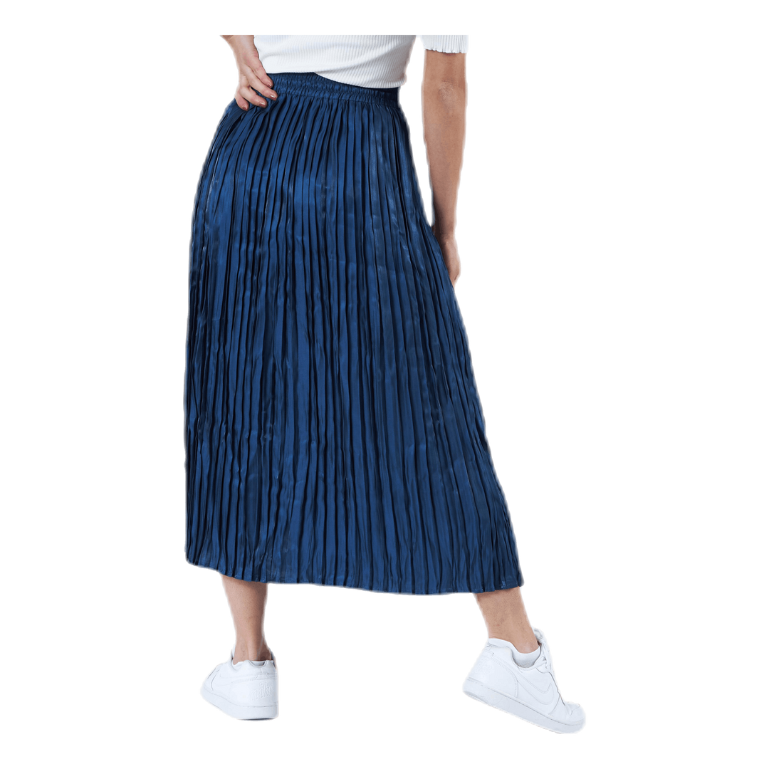 Liva Plisse Skirt Blue