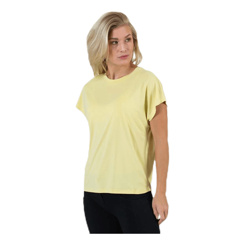 Free Life S/S O-Neck Top Jrs Yellow