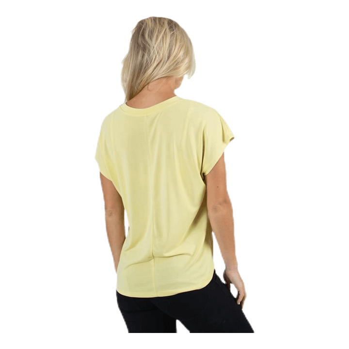 Free Life S/S O-Neck Top Jrs Yellow