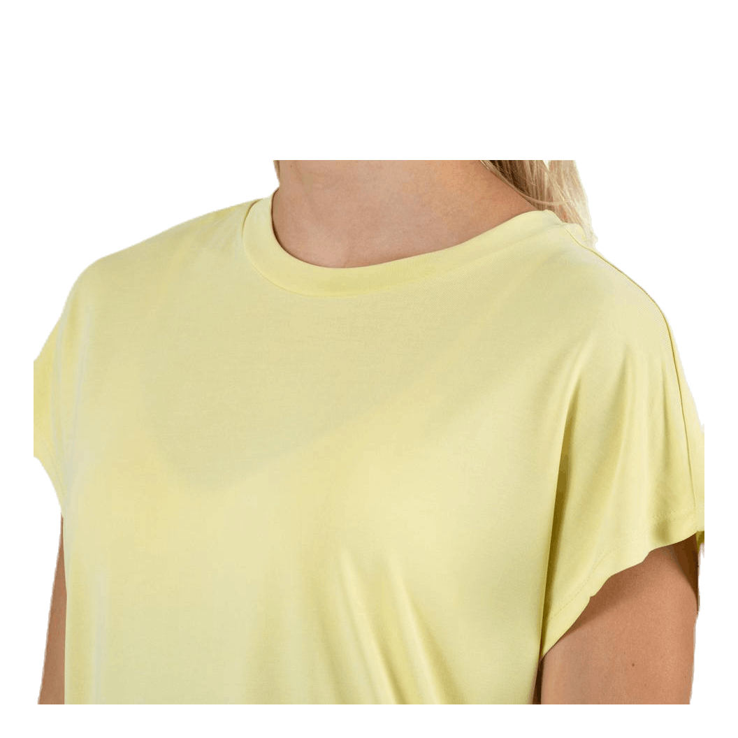 Free Life S/S O-Neck Top Jrs Yellow