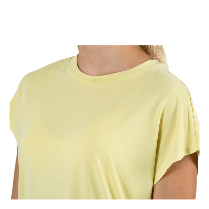 Free Life S/S O-Neck Top Jrs Yellow