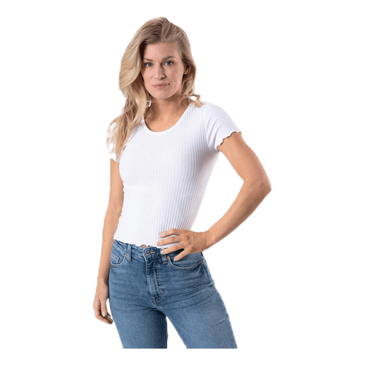 Emma S/S Top Jrs White