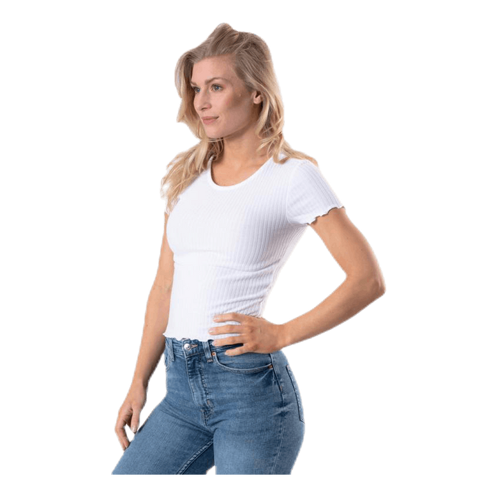Emma S/S Top Jrs White