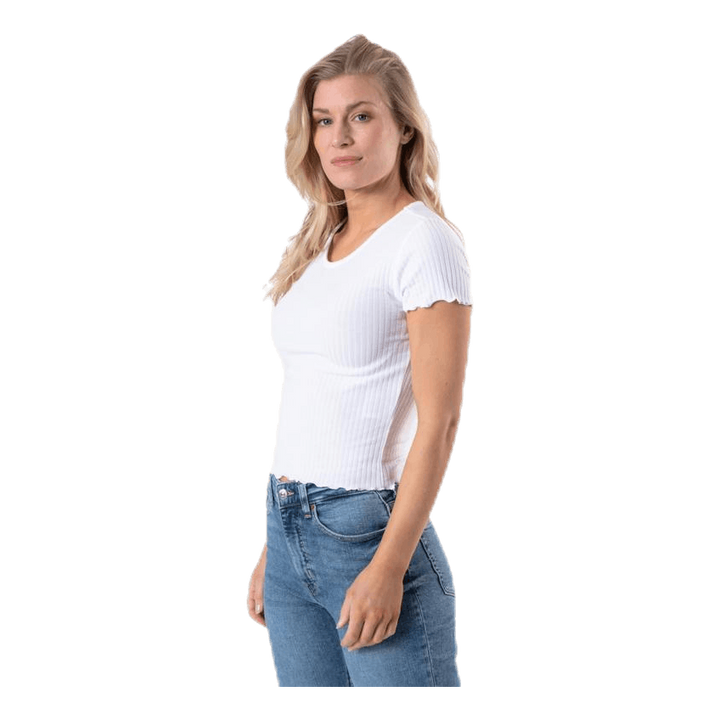 Emma S/S Top Jrs White