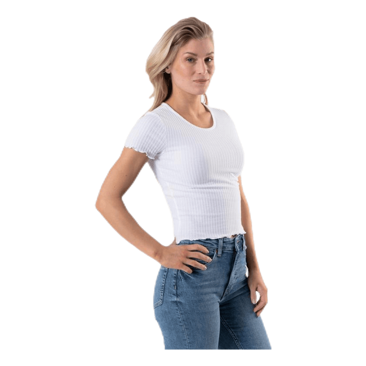 Emma S/S Top Jrs White
