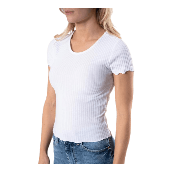Emma S/S Top Jrs White