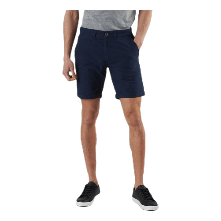 Linen Chino Shorts Blue