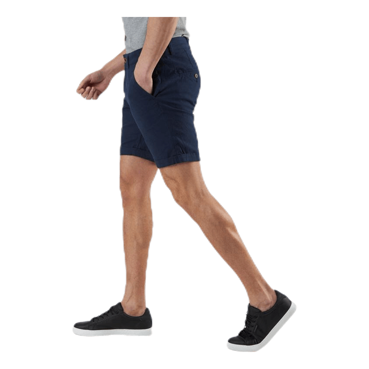 Linen Chino Shorts Blue