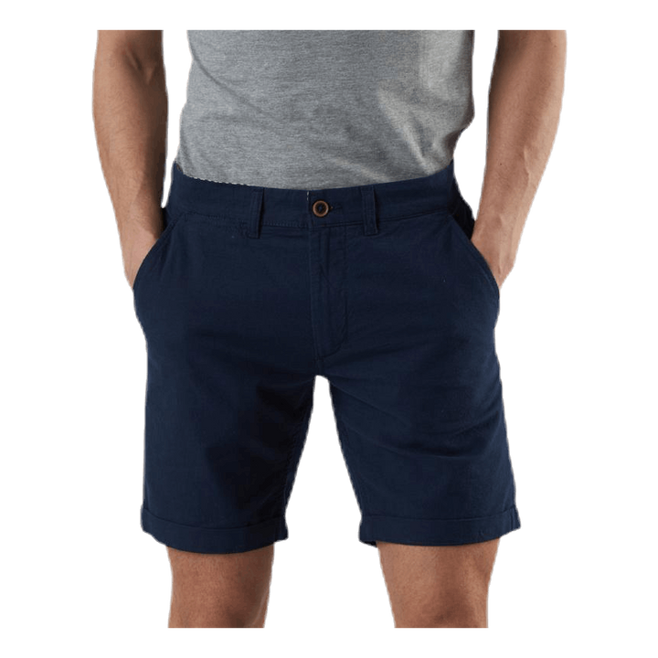 Linen Chino Shorts Blue