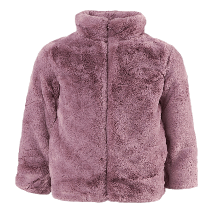 Mamy Faux Fur  Jacket Purple