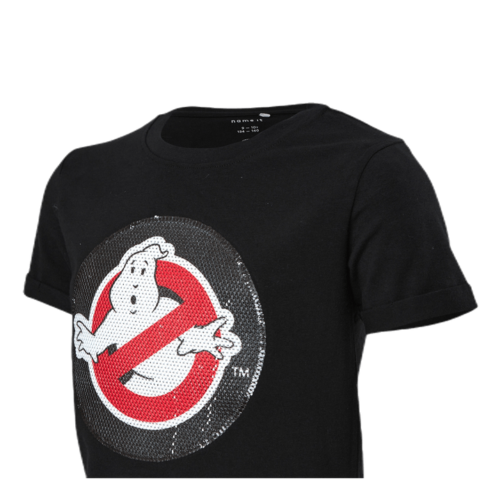 Ghostbusters Lue Ss Top Black