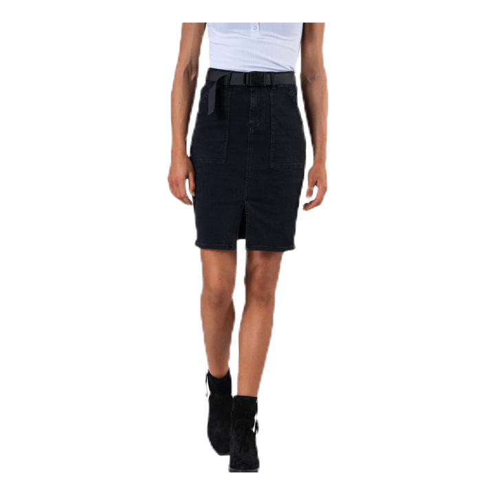 Nala Mw Pencil Buckle Skirt Black