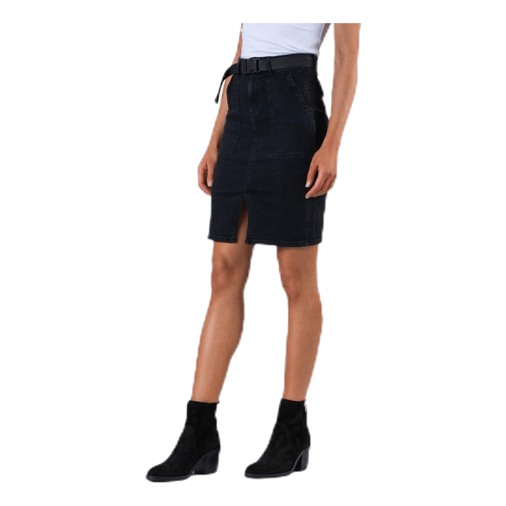 Nala Mw Pencil Buckle Skirt Black