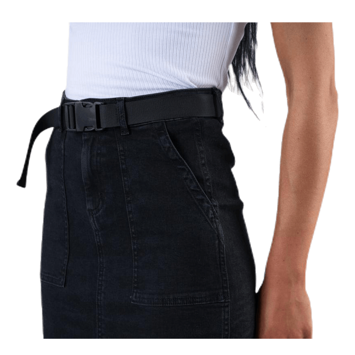 Nala Mw Pencil Buckle Skirt Black
