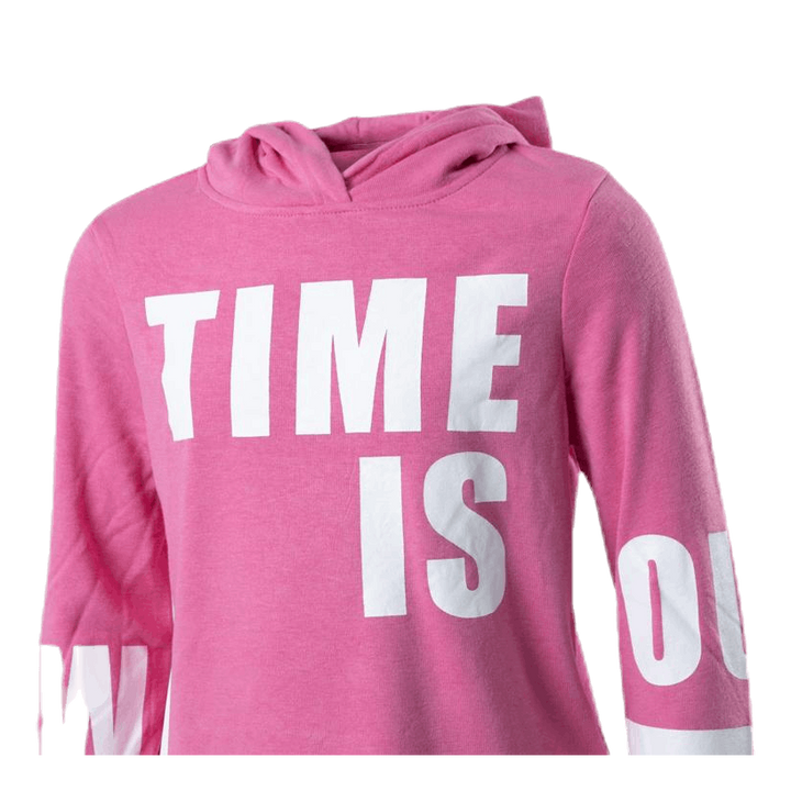 Billie L/S Hood Swt Pink