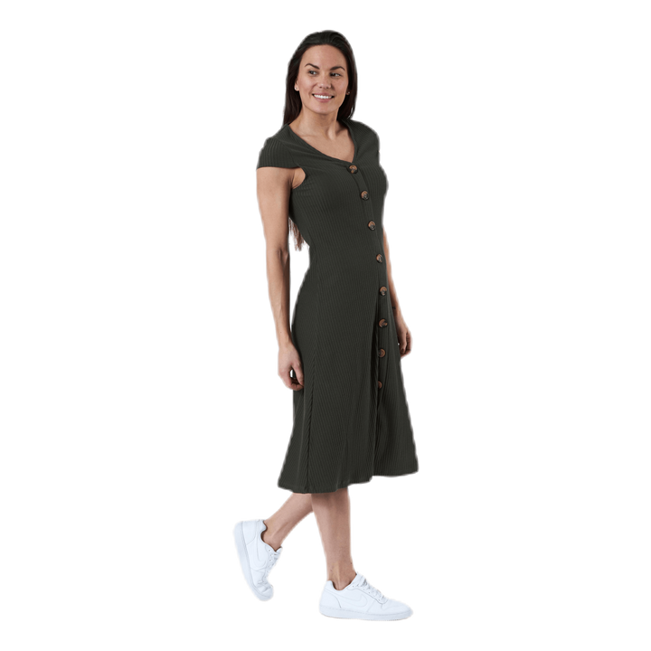 Nella S/S Dress Jrs Green