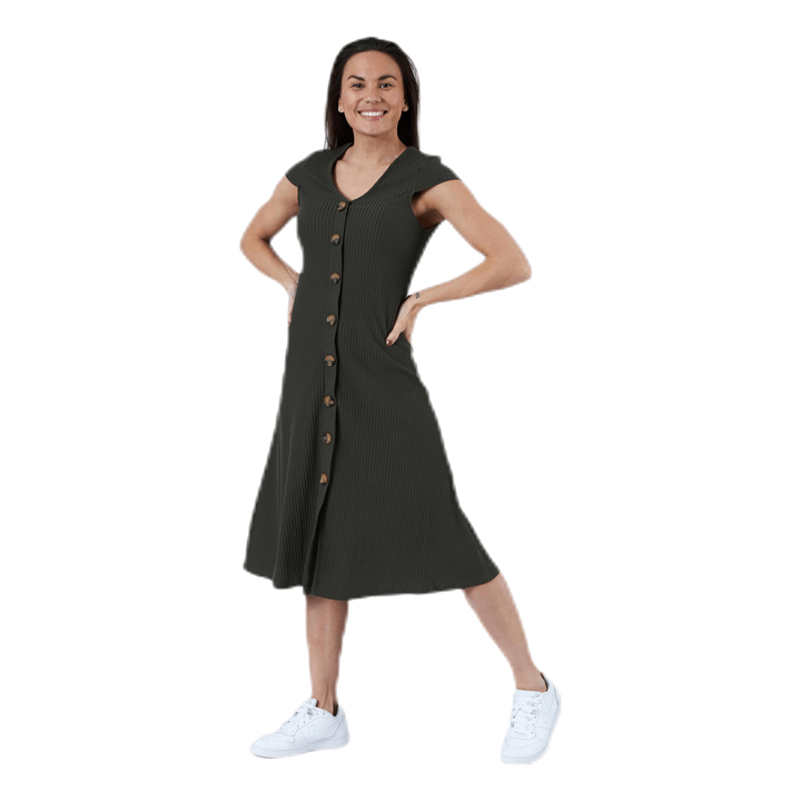 Nella S/S Dress Jrs Green