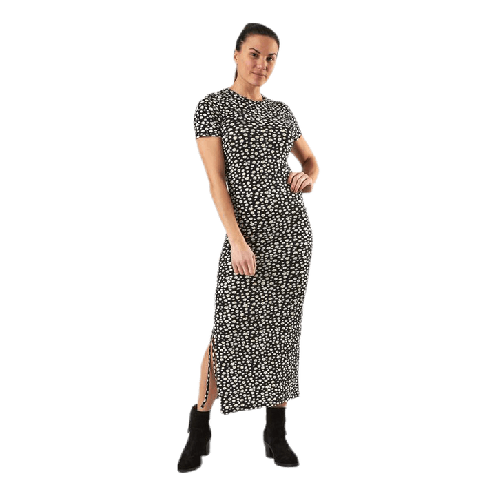 Sting S/S Rouching Dress Black