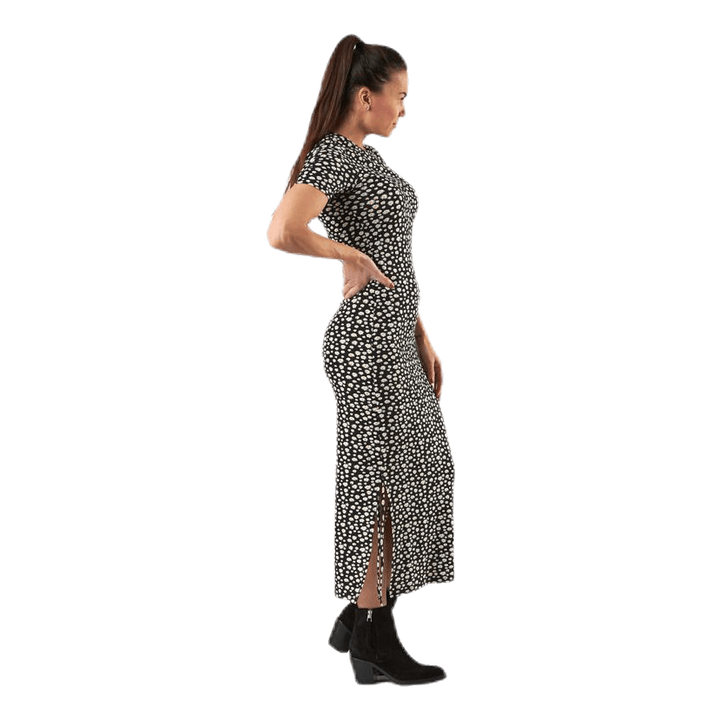 Sting S/S Rouching Dress Black