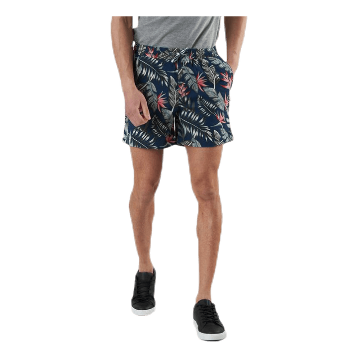 Free Jogger Shorts Print Blue