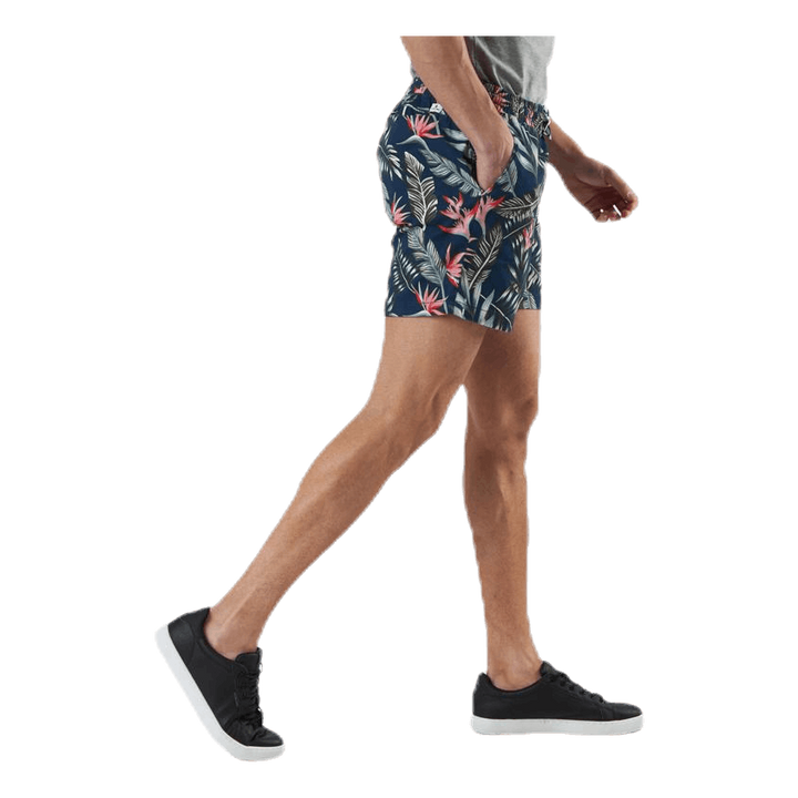 Free Jogger Shorts Print Blue