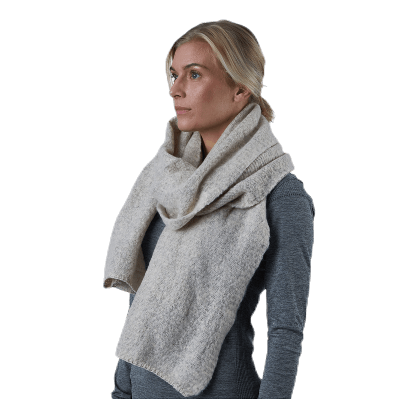 Lima Knit Long Scarf Beige