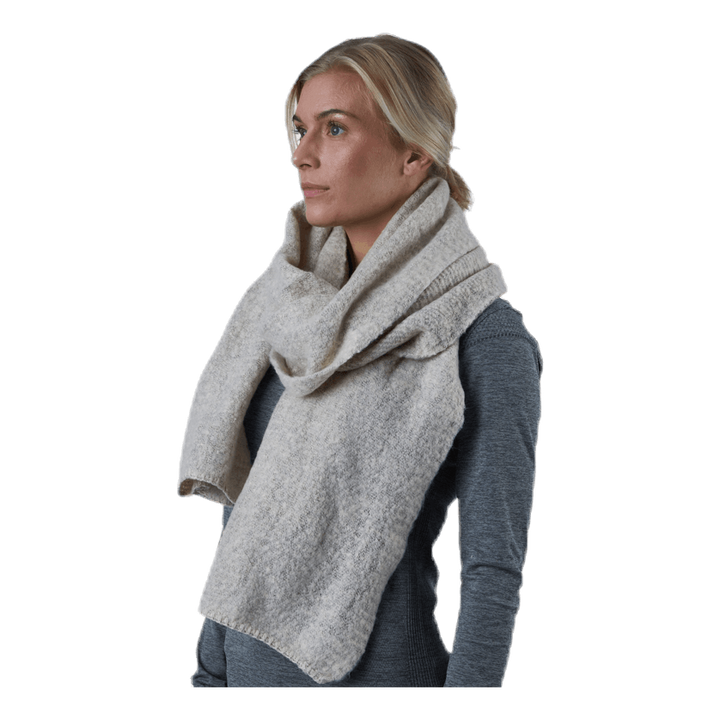 Lima Knit Long Scarf Beige