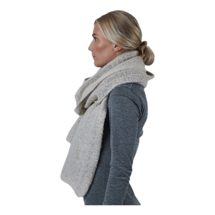 Lima Knit Long Scarf Beige