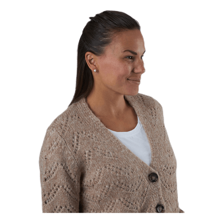 Bibi Ls  Knit Cardigan Beige