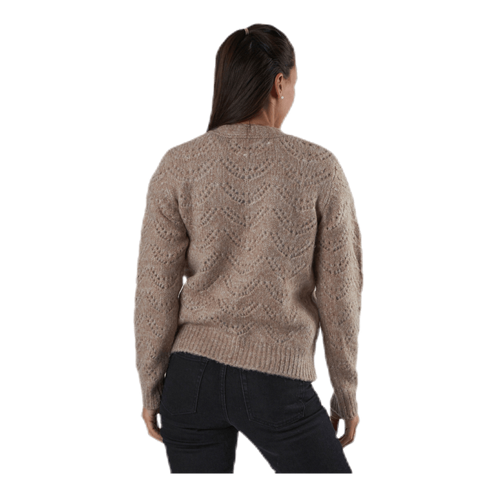 Bibi Ls  Knit Cardigan Beige