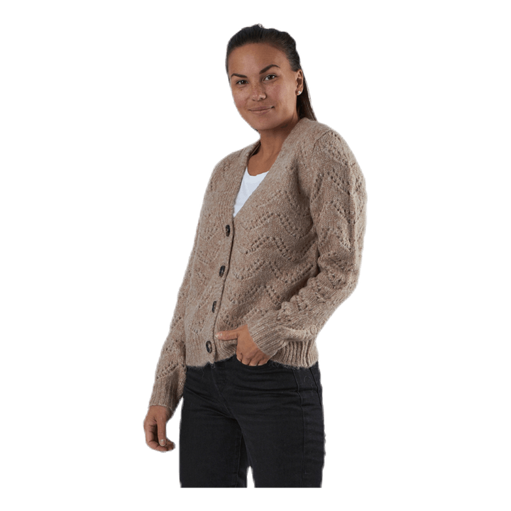 Bibi Ls  Knit Cardigan Beige