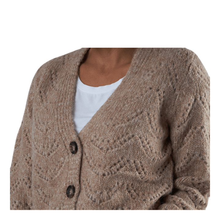 Bibi Ls  Knit Cardigan Beige