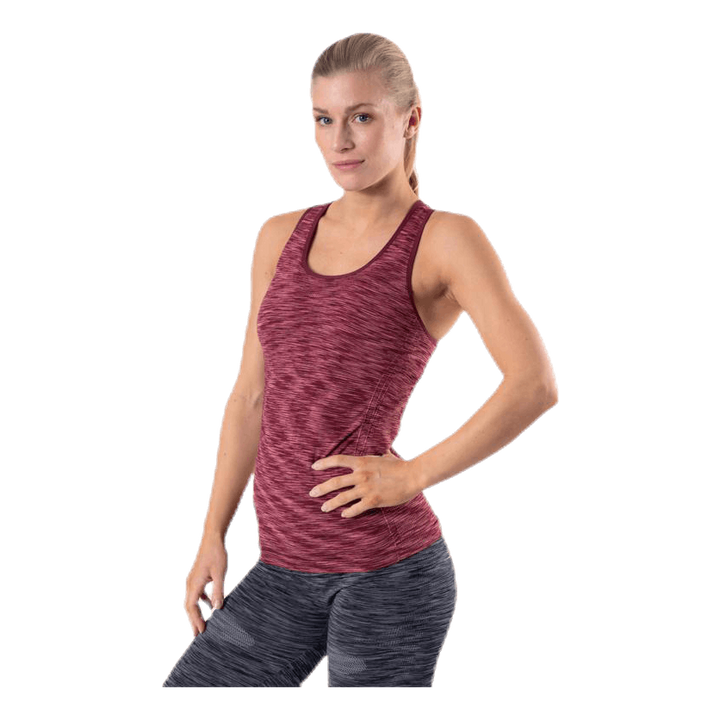 Acir Seamless Melange Top Red