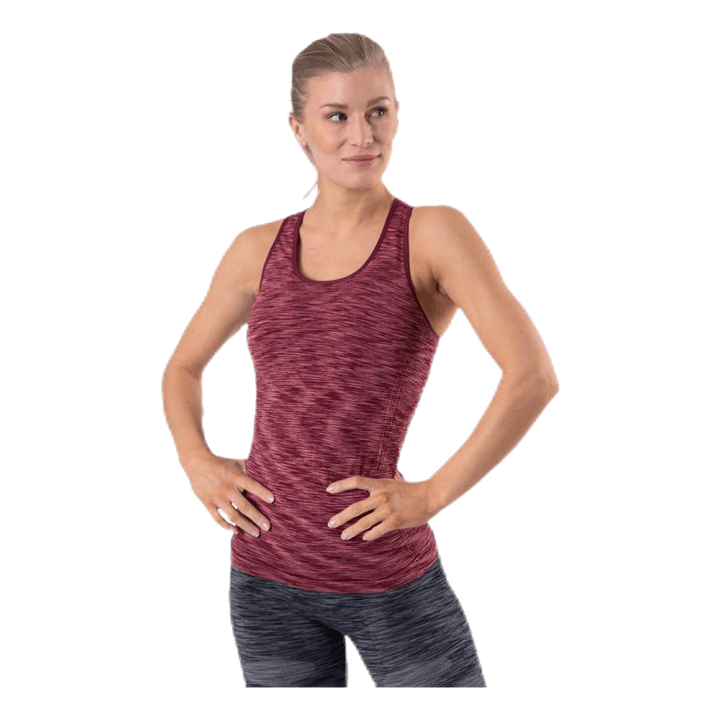 Acir Seamless Melange Top Red