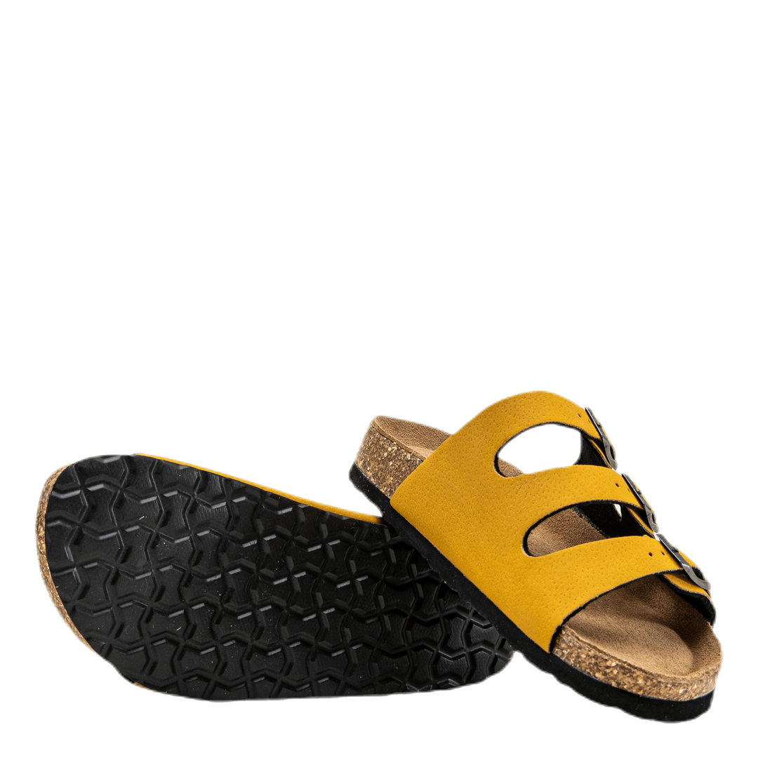 Santa Cork Sandals Gold