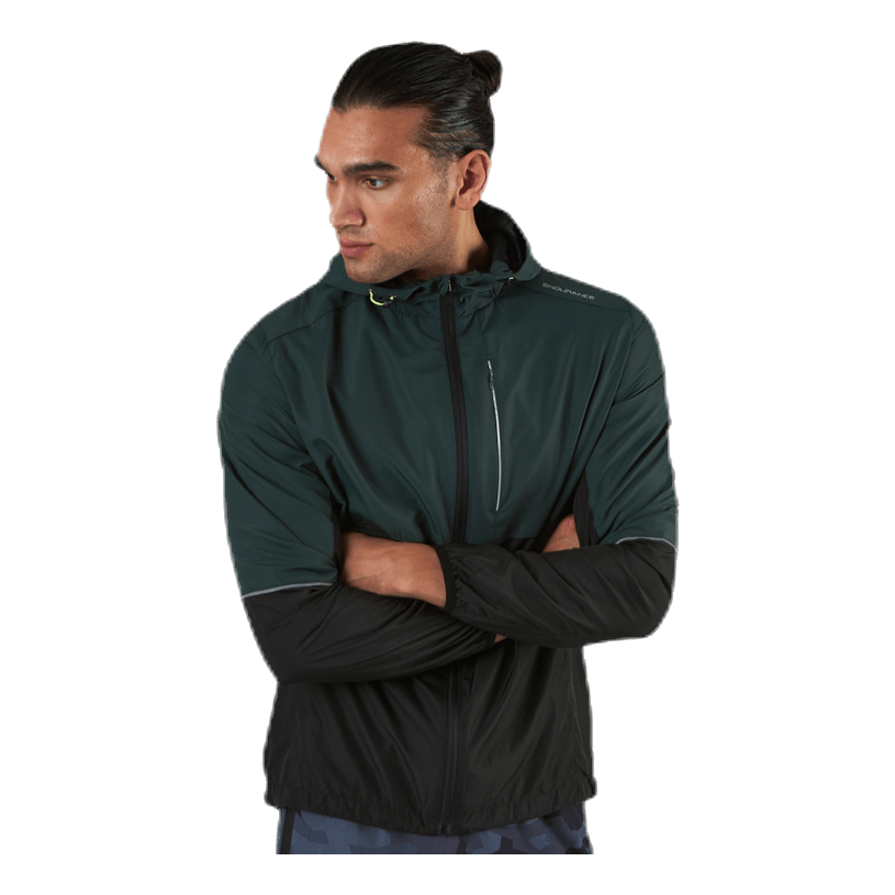 Thorow Running Jacket With Hood Green