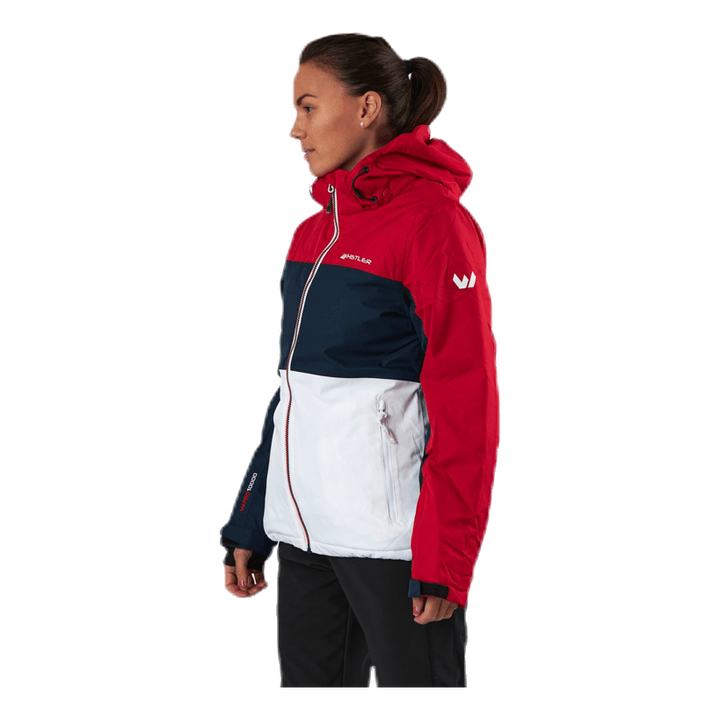 Kamille Ski Jacket W-PRO 10000 Blue/White/Red