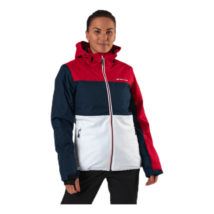 Kamille Ski Jacket W-PRO 10000 Blue/White/Red
