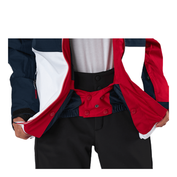 Kamille Ski Jacket W-PRO 10000 Blue/White/Red