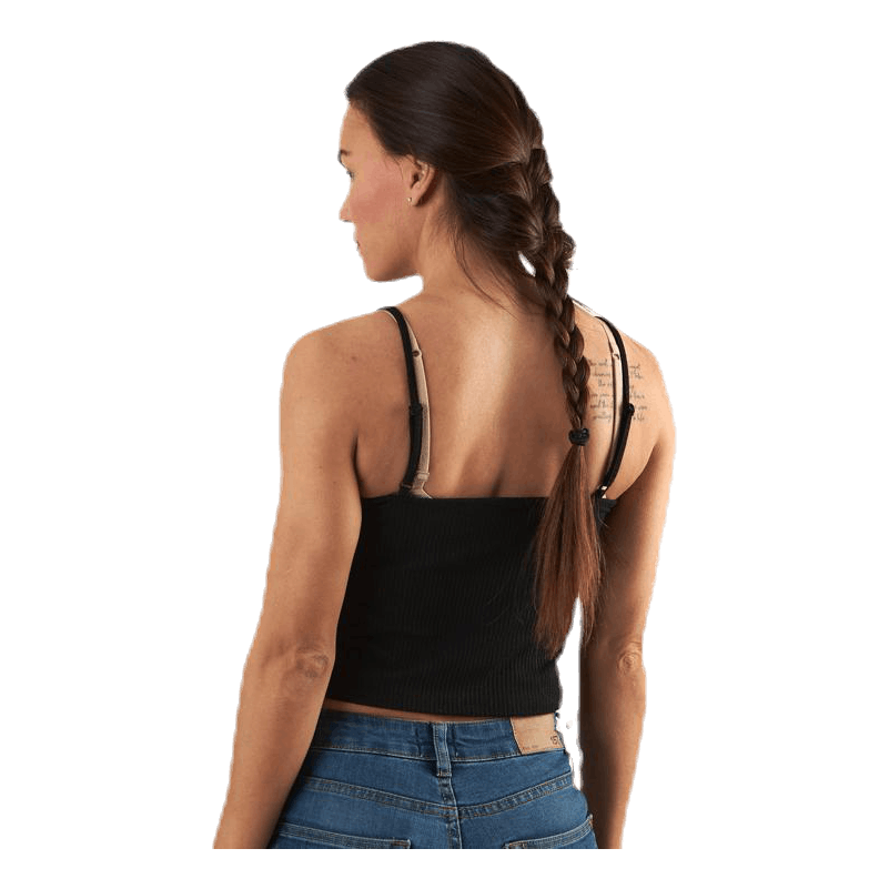 Larra Cropped Singlet Jrs Black
