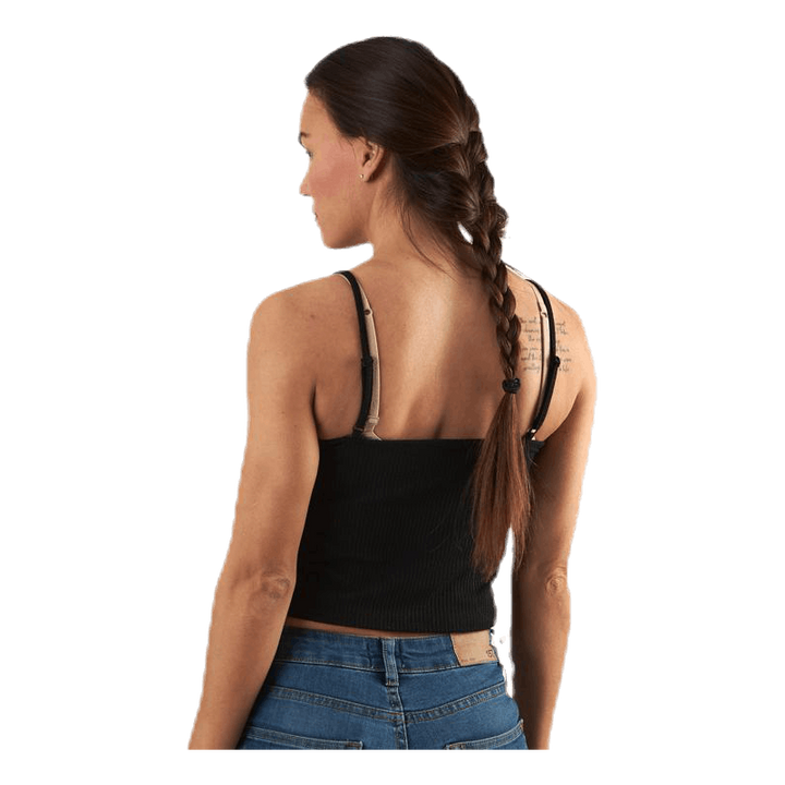 Larra Cropped Singlet Jrs Black