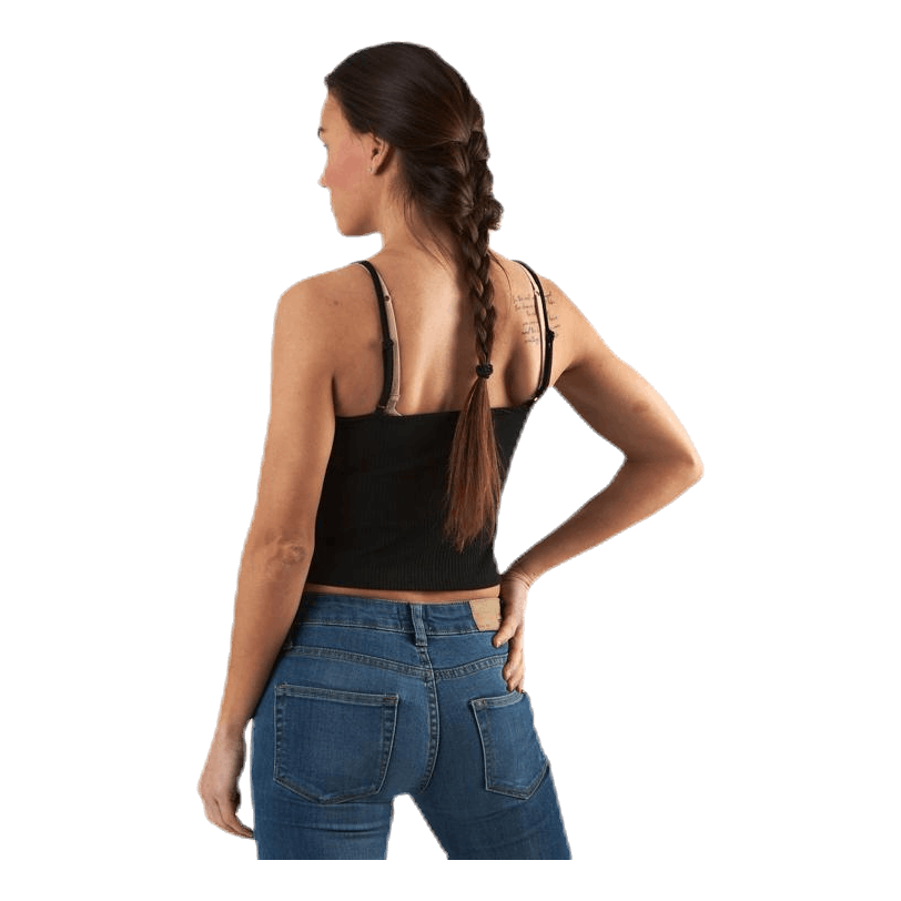 Larra Cropped Singlet Jrs Black
