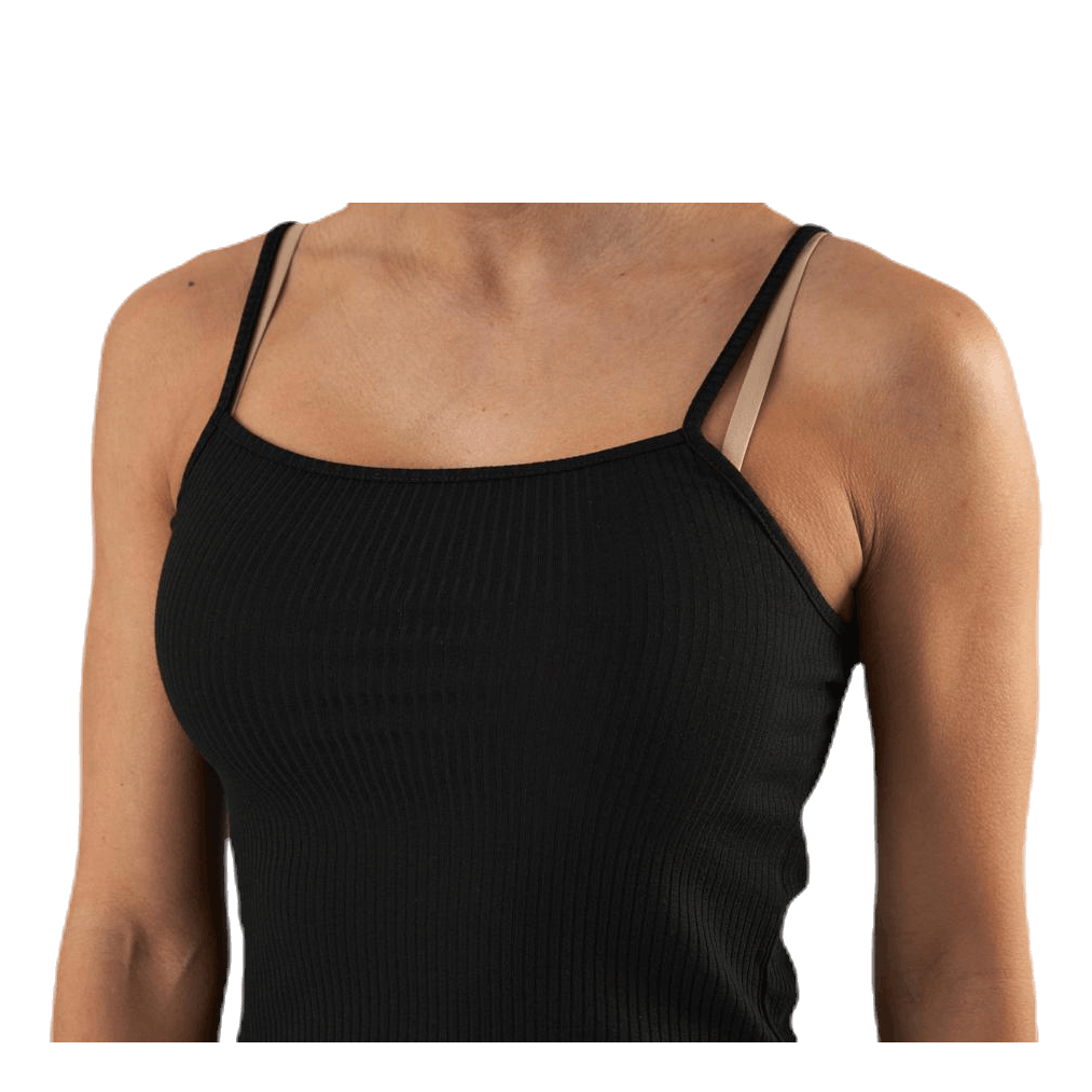 Larra Cropped Singlet Jrs Black