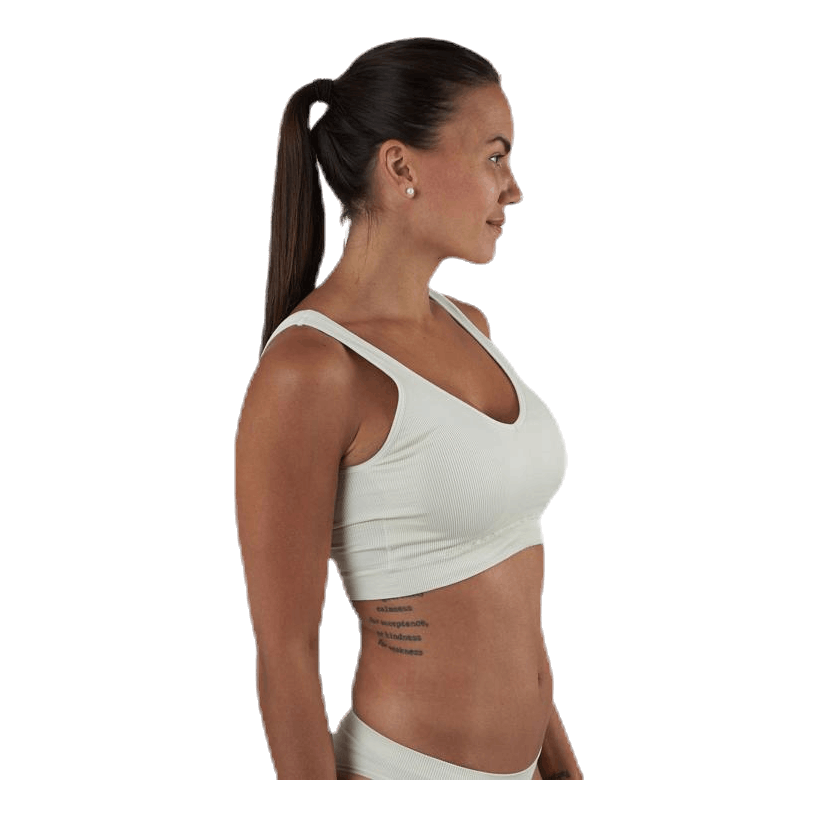 Symmi Rib Bra Top 2-Pack White