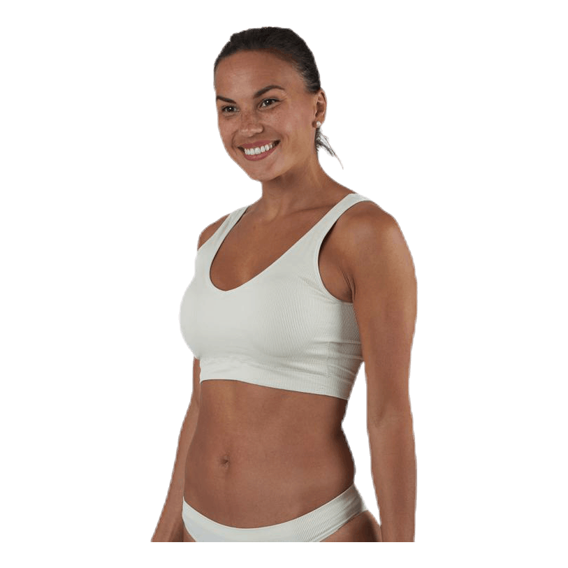 Symmi Rib Bra Top 2-Pack White