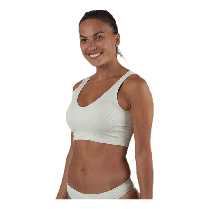 Symmi Rib Bra Top 2-Pack White