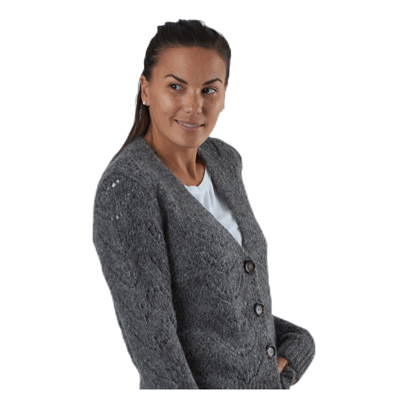 Bibi Ls  Knit Cardigan Grey