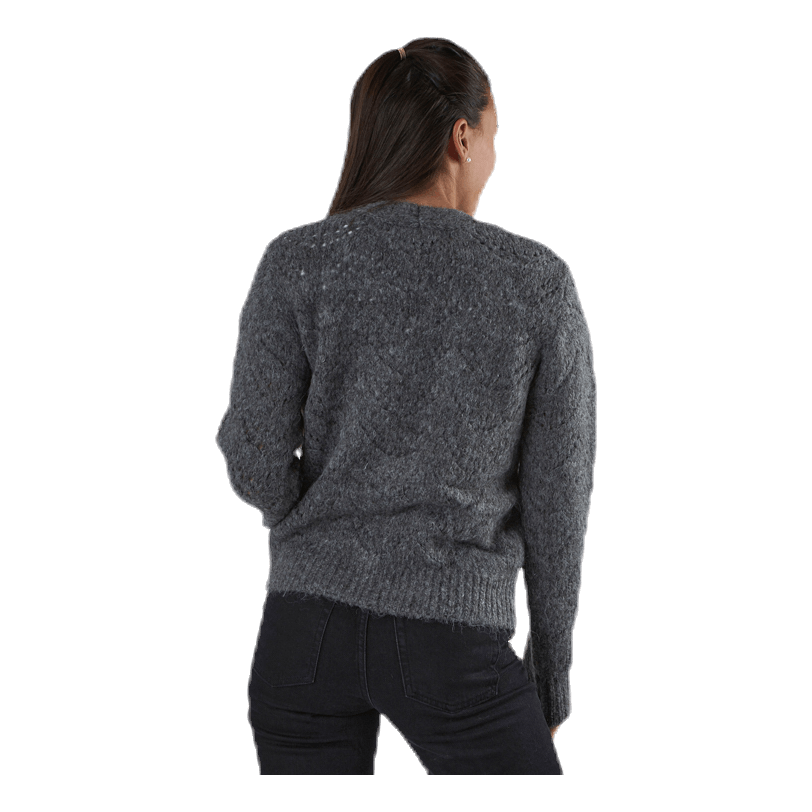 Bibi Ls  Knit Cardigan Grey