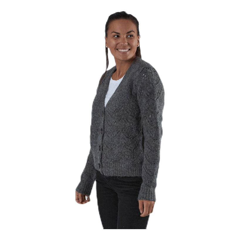 Bibi Ls  Knit Cardigan Grey